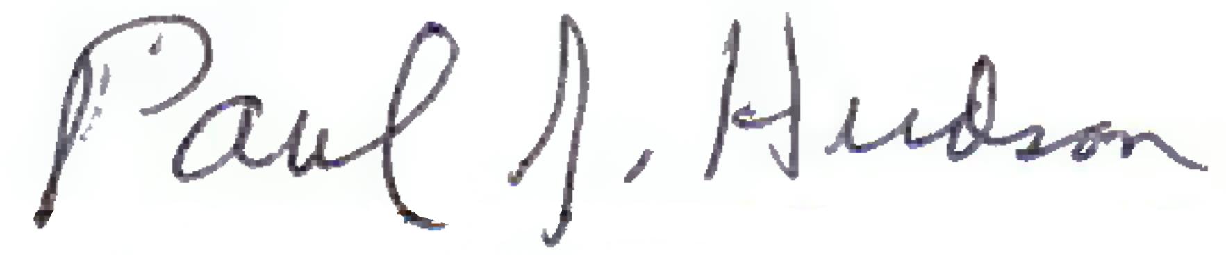 Paul Hudson Signature